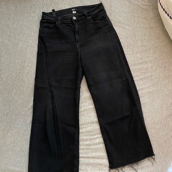 Black Denim Culottes - Picture 2 of 3